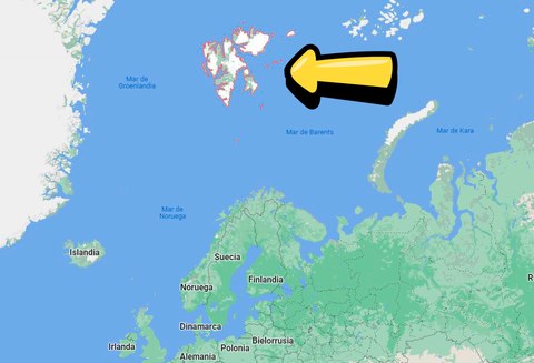 svalbard mapa