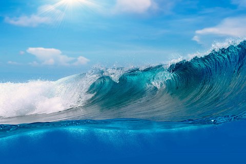 olas del mar