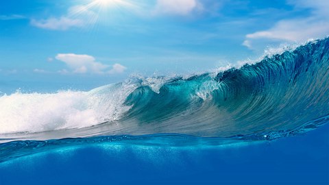 olas del mar
