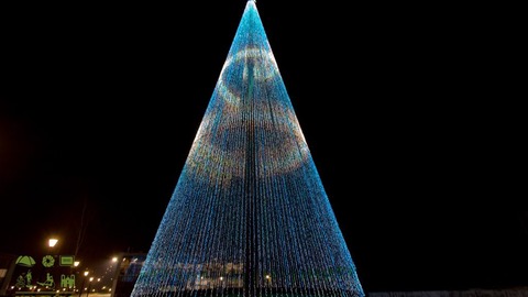 el arbol de navidad mas grande del pais