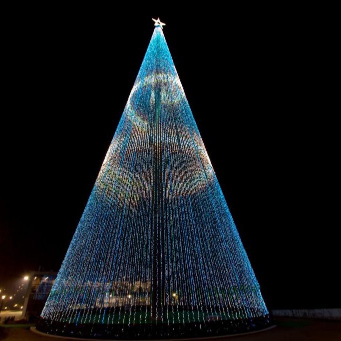 el arbol de navidad mas grande del pais