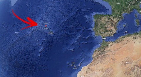 donde estan islas azores