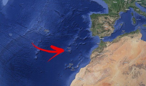 localizacion islas de madeira