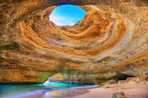 playa algar cueva benagil portada