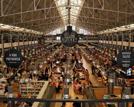 mercado de la ribeira lisboa