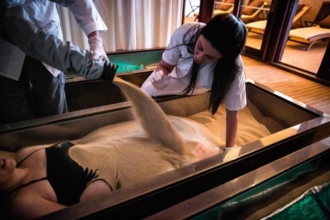 tratamiento arena caliente