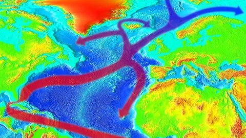 mapa corriente del golfo