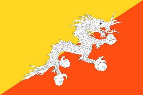 bandera bhutan