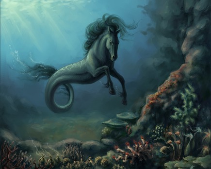 kelpie el espíritu del agua más común en el folclore escocés