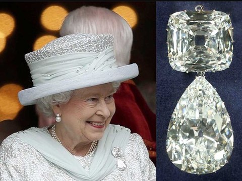 cullinan iii and iv diamonds brooch