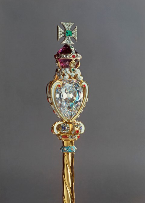 sceptre with the cross