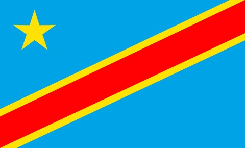 bandera republica democratica congo