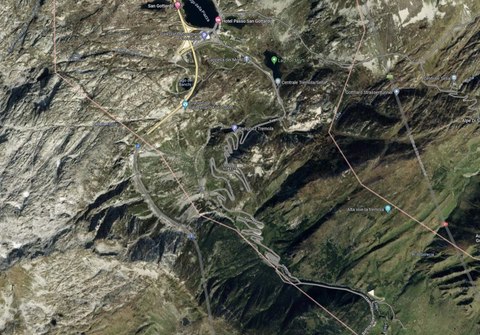 paso san gotardo maps