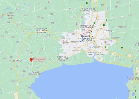 damnoen saduak mapa