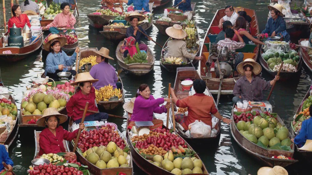 bangkok mercados flotantes