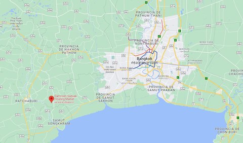 bangkok damnoen saduak mapa