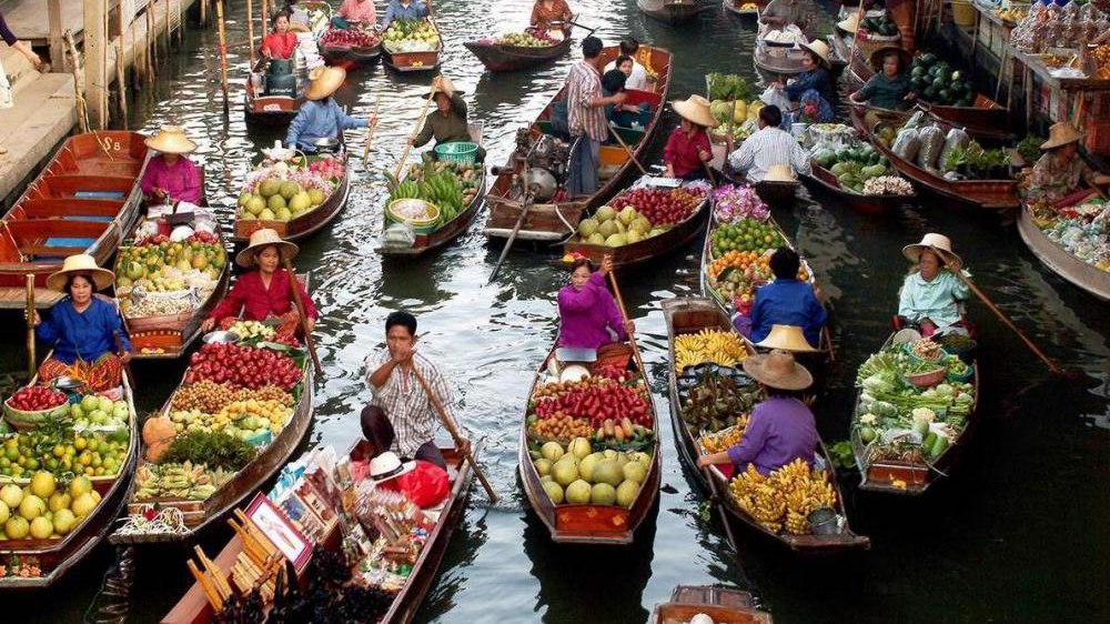 bangkok mercados flotantes