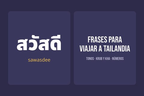 frases basicas en tailandes para viajar