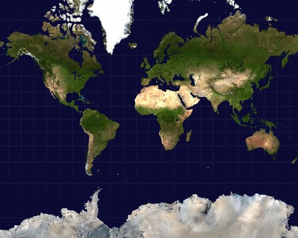mapa mercator