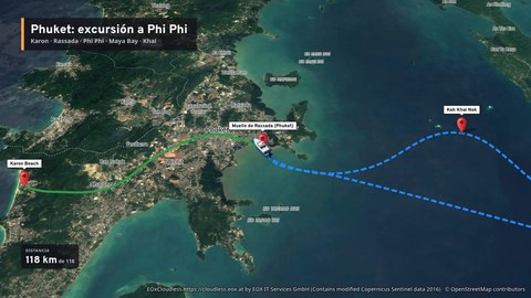 video mapa animado de tu viaje